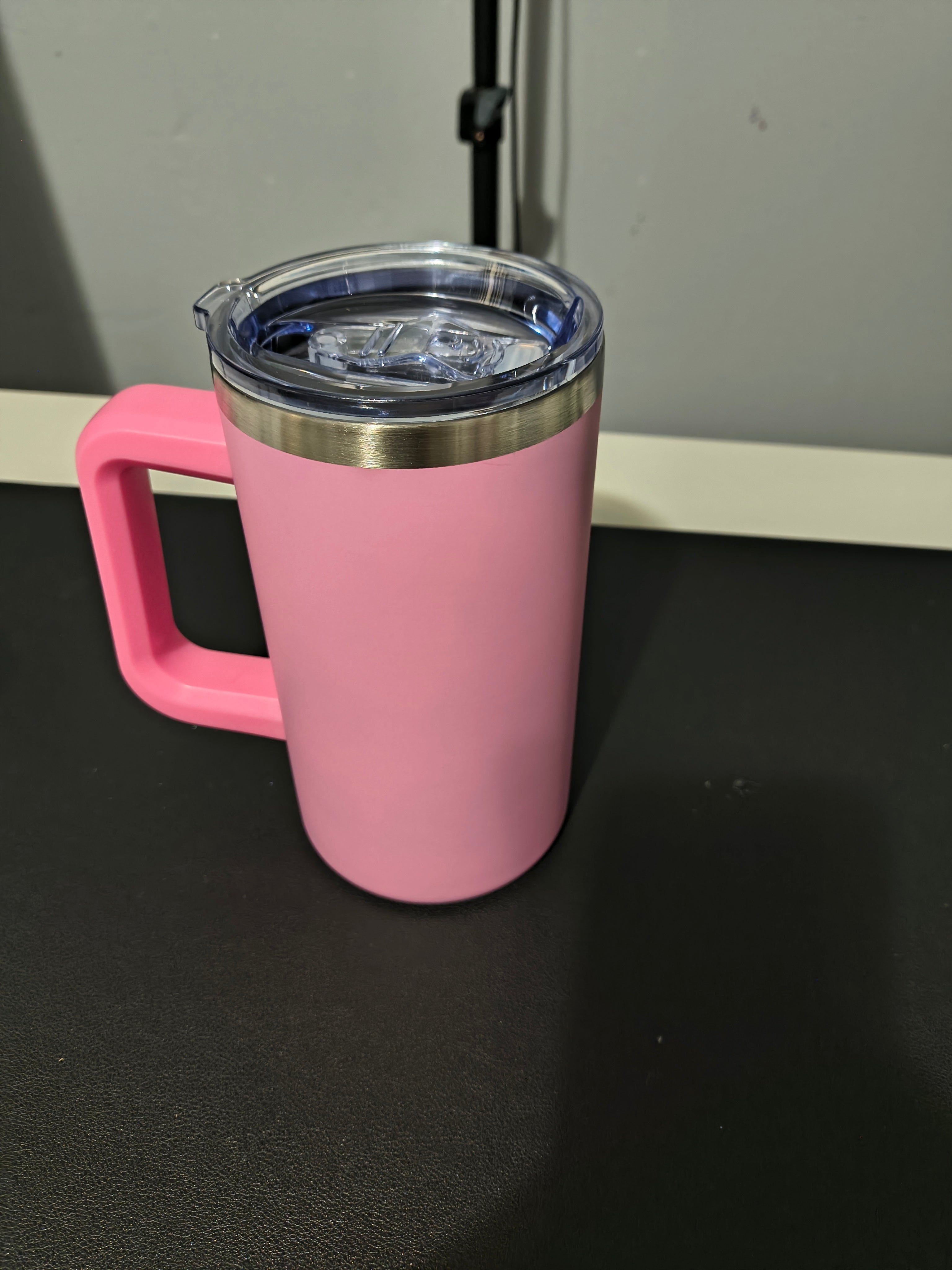 Light Pink 18 ounce coffee mug