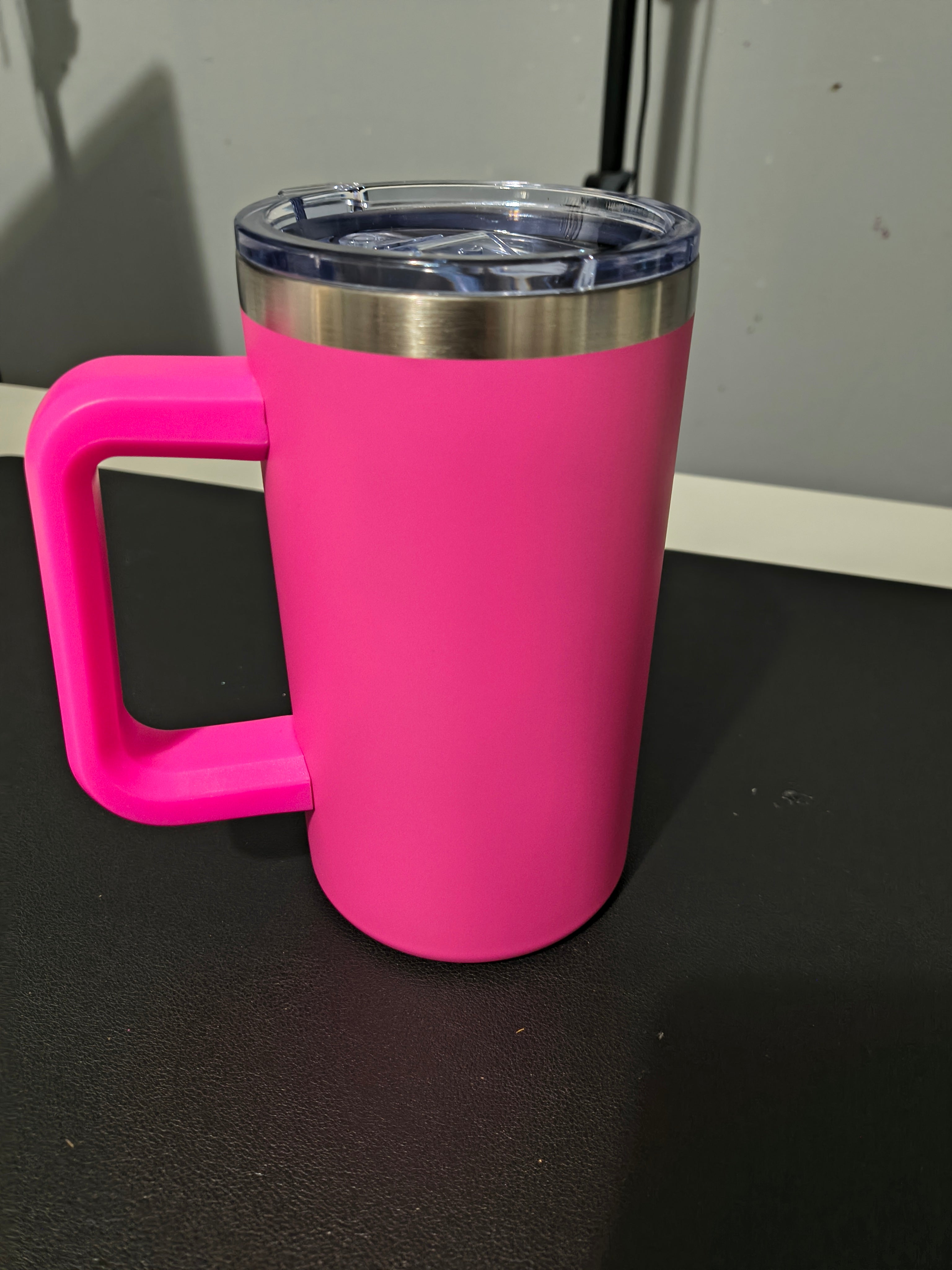Hot Pink 18 ounce Coffee Mug