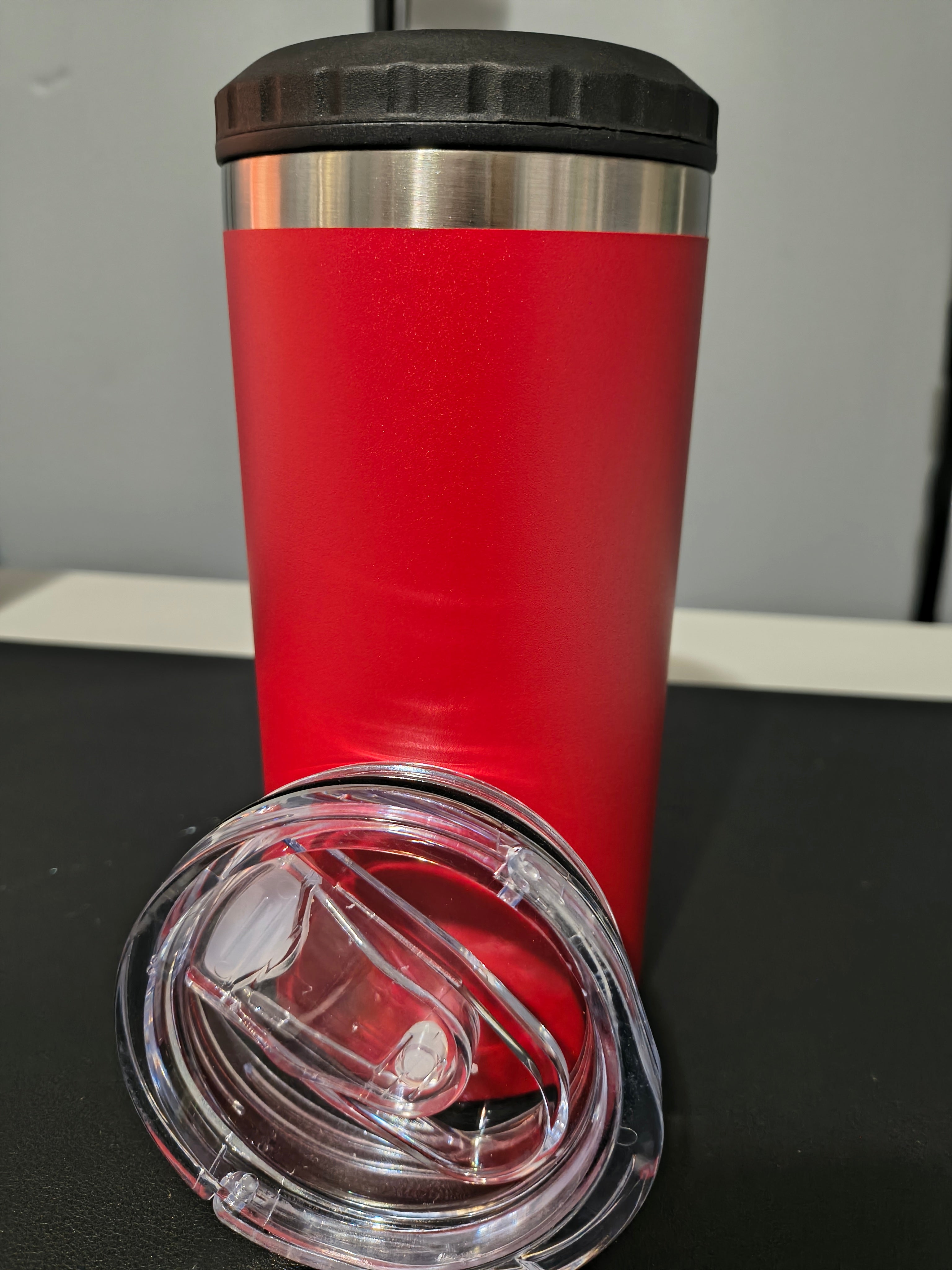 16oz -4 in 1 Powder Coated Can Cooler with Opener