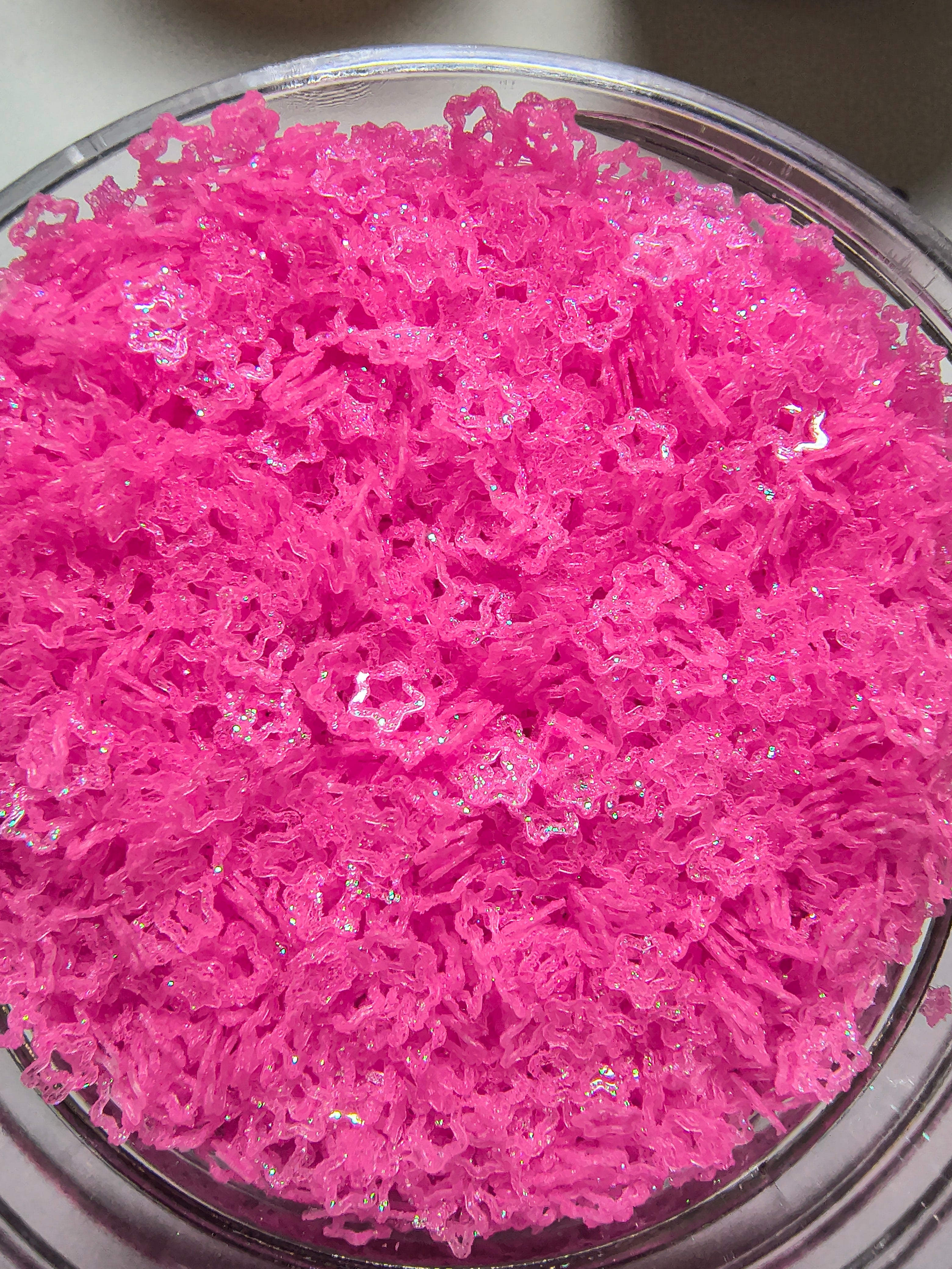 Dark pink star