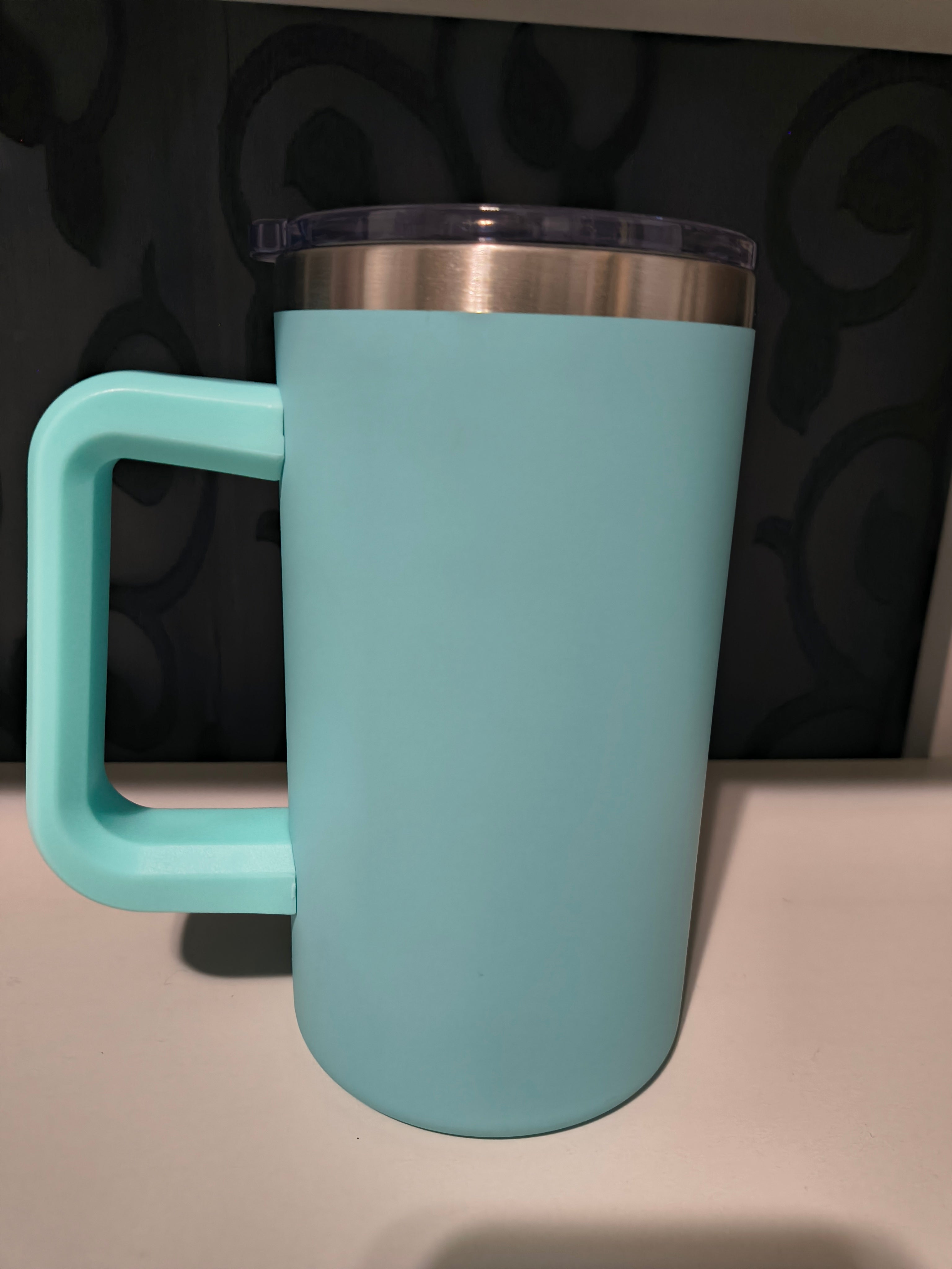 Teal 18 ounce coffee mug